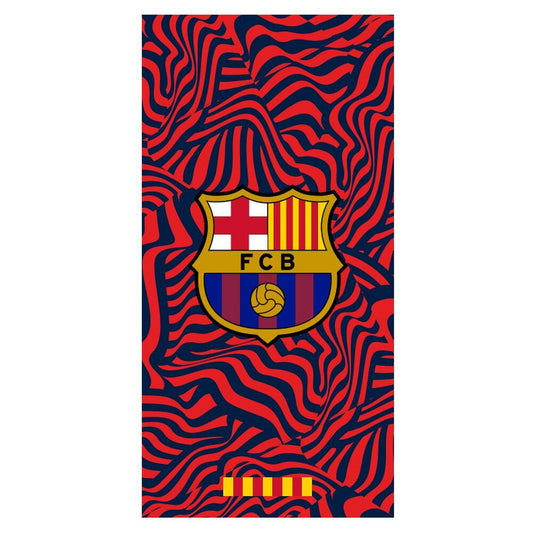 F.C Barcelona microfibre beach towel
