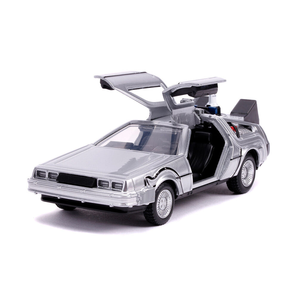 Back To The Future II Time Machine DLorean car replica Nerdscape