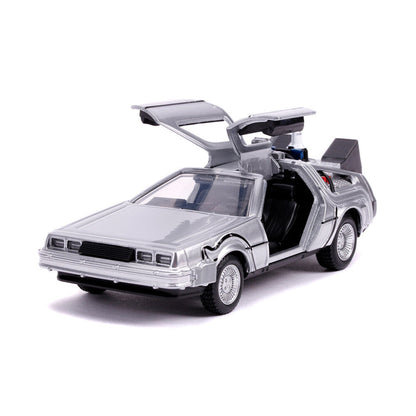 Back To The Future II Time Machine DLorean car replica Nerdscape