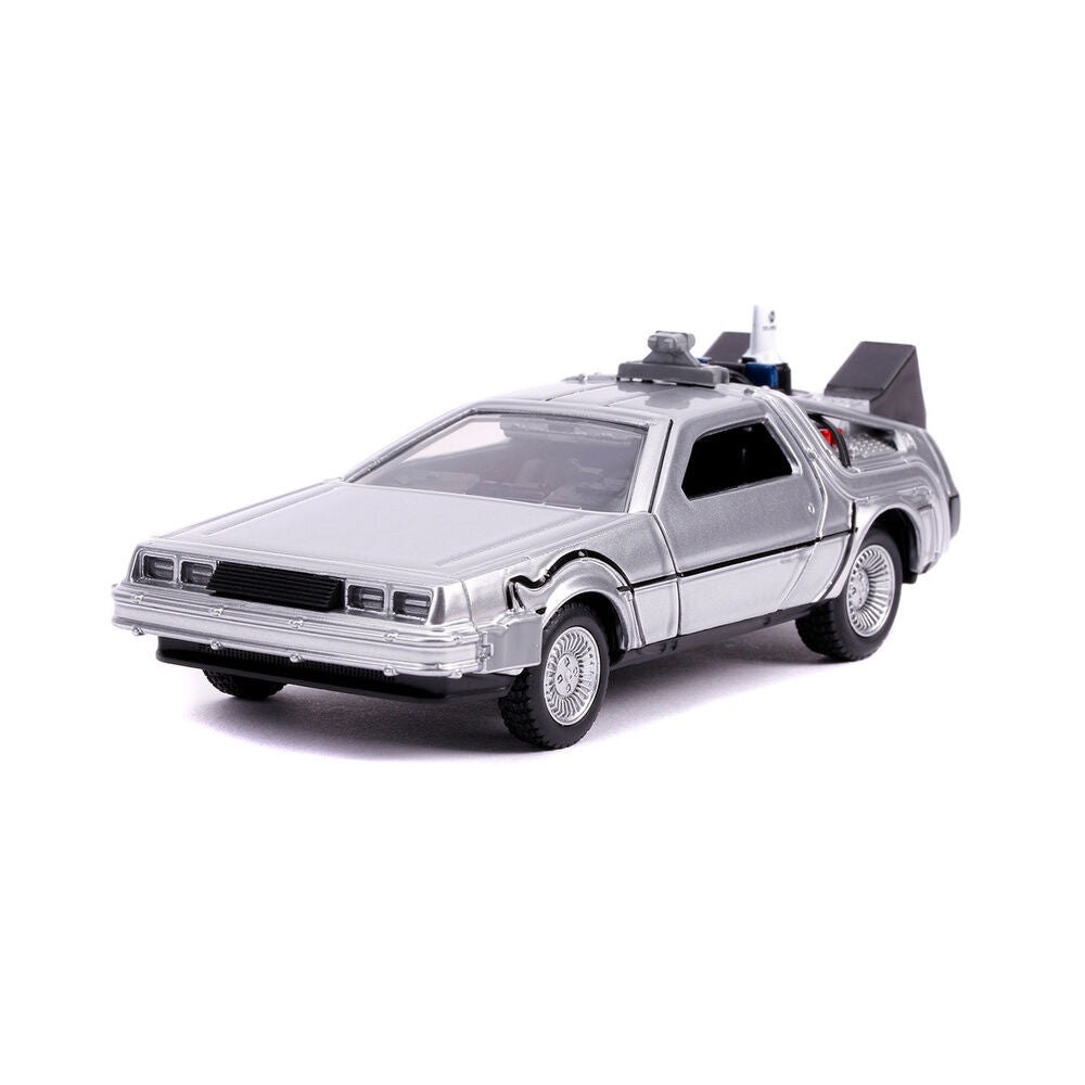 Back To The Future II Time Machine DLorean car replica Nerdscape