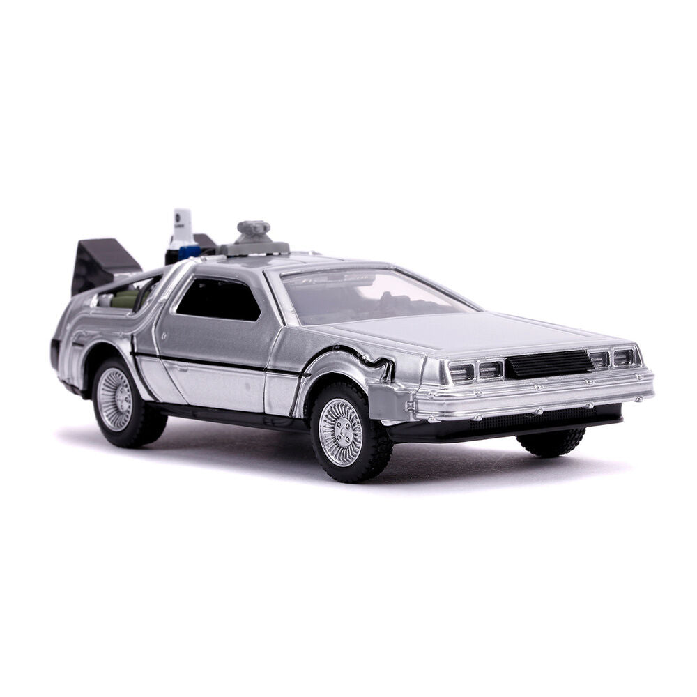 Back To The Future II Time Machine DLorean car replica Nerdscape