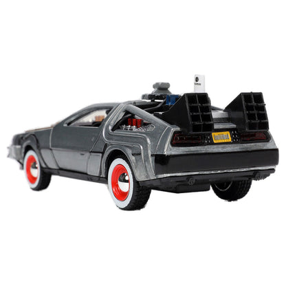Back To The Future III Time Machine DLorean car replica Nerdscape