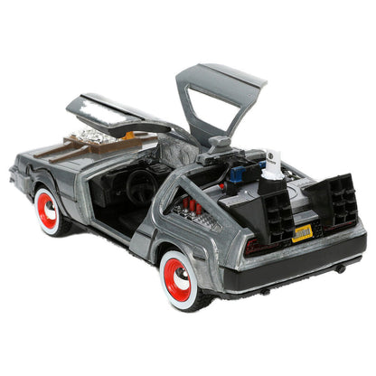 Back To The Future III Time Machine DLorean car replica Nerdscape
