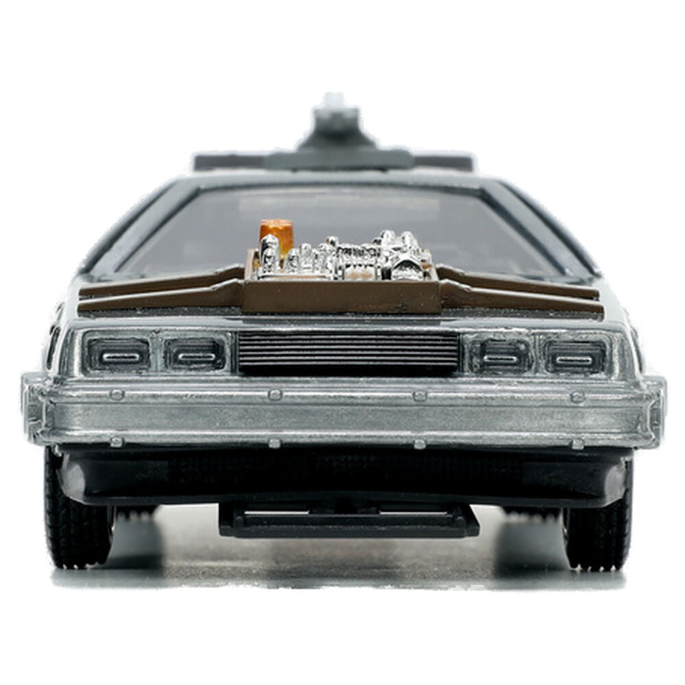 Back To The Future III Time Machine DLorean car replica Nerdscape