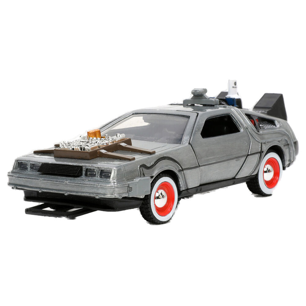 Back To The Future III Time Machine DLorean car replica Nerdscape