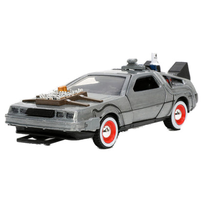 Back To The Future III Time Machine DLorean car replica Nerdscape