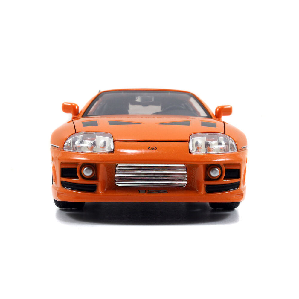 Fast & Furious Toyota Supra car + Brian figure set Nerdscape