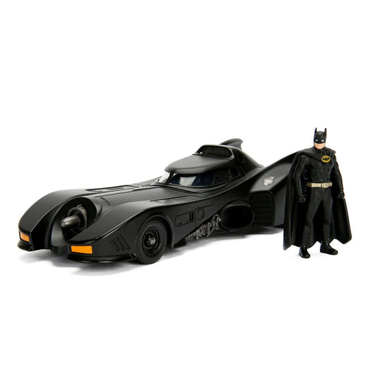 DC Comics Batmovil metal car + Batman figure set
