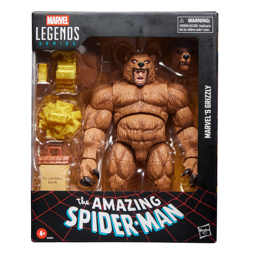 Marvel Legends Series The Amazing Spider-Man Marvel's Grizzly figure 15cm Nerdscape