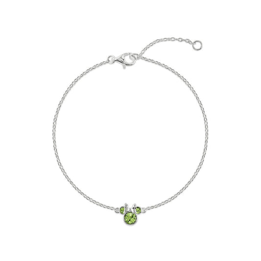 Disney Minnie August sterling silver bracelet Nerdscape
