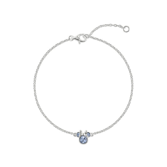 Disney Minnie December sterling silver bracelet Nerdscape