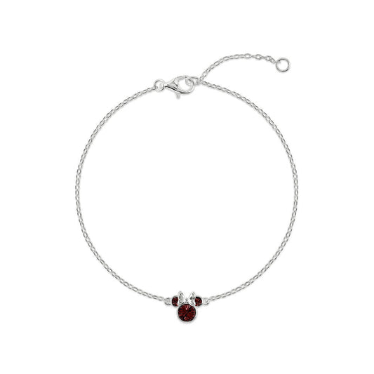 Disney Minnie January sterling silver bracelet Nerdscape