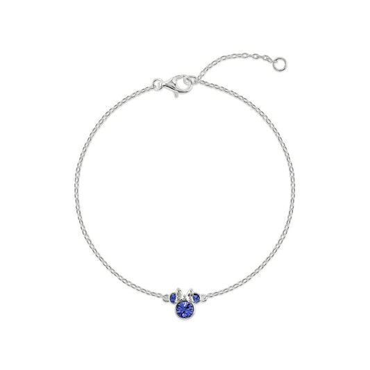 Disney Minnie September sterling silver bracelet Nerdscape
