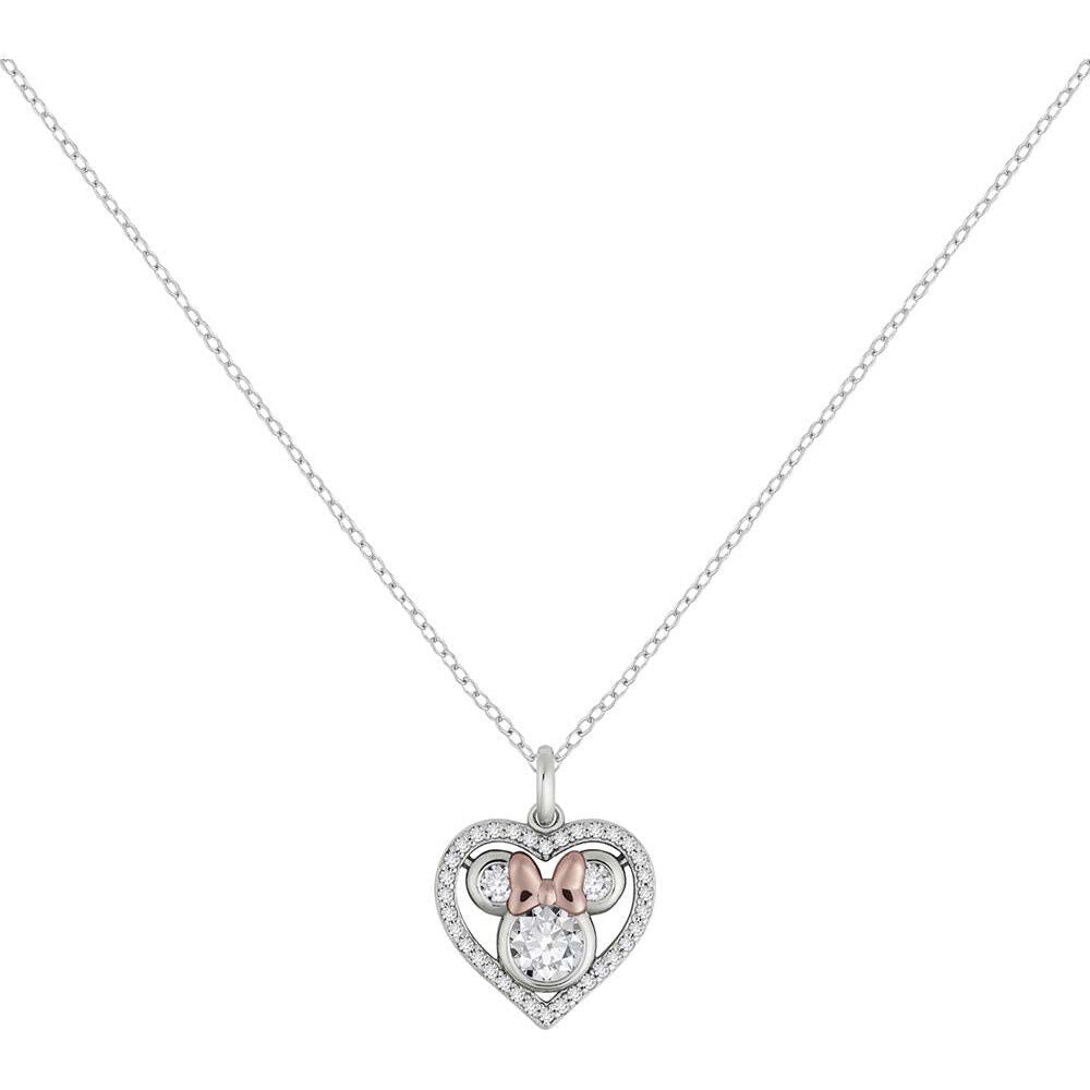 Disney Minnie Heart sterling silver necklace Nerdscape
