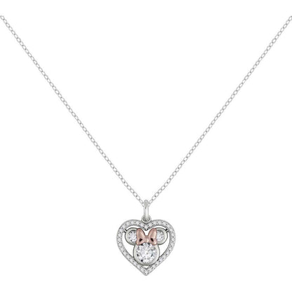 Disney Minnie Heart sterling silver necklace Nerdscape