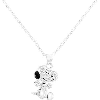 Peanuts Snoopy 3D sterling silver necklace Nerdscape