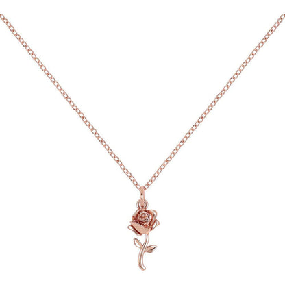 Disney Beauty and the Beast Rose necklace Nerdscape