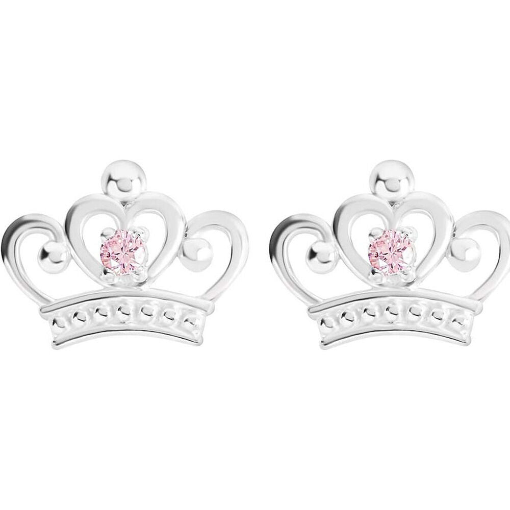Disney Princess Crown sterling silver earrings Nerdscape