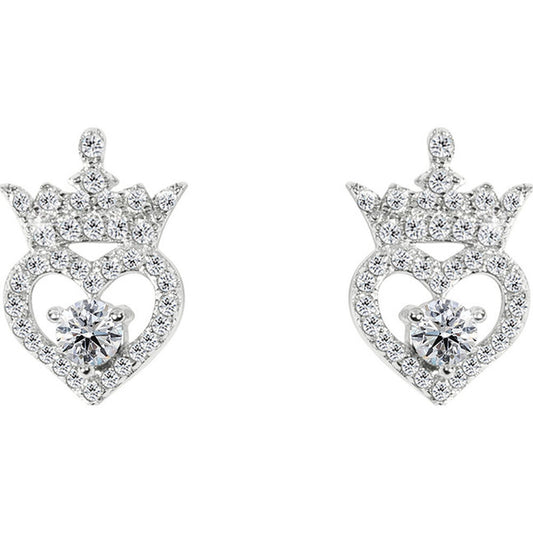 Disney Princess April sterling silver earrings