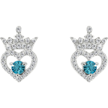Disney Princess March sterling silver earrings Nerdscape