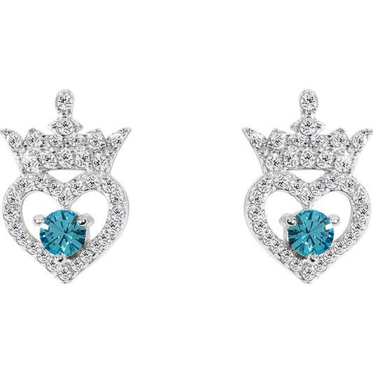 Disney Princess March sterling silver earrings Nerdscape