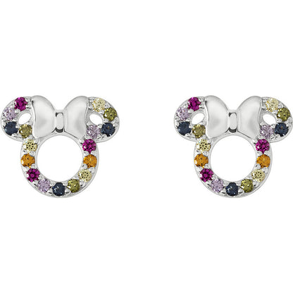 Disney Minnie Rainbow sterling silver earrings Nerdscape