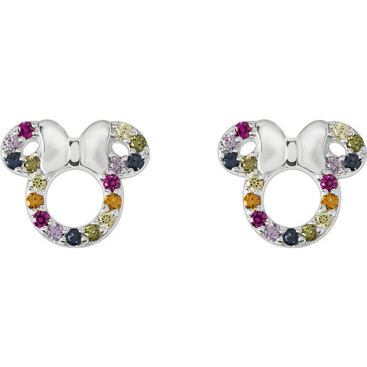 Disney Minnie Rainbow sterling silver earrings Nerdscape