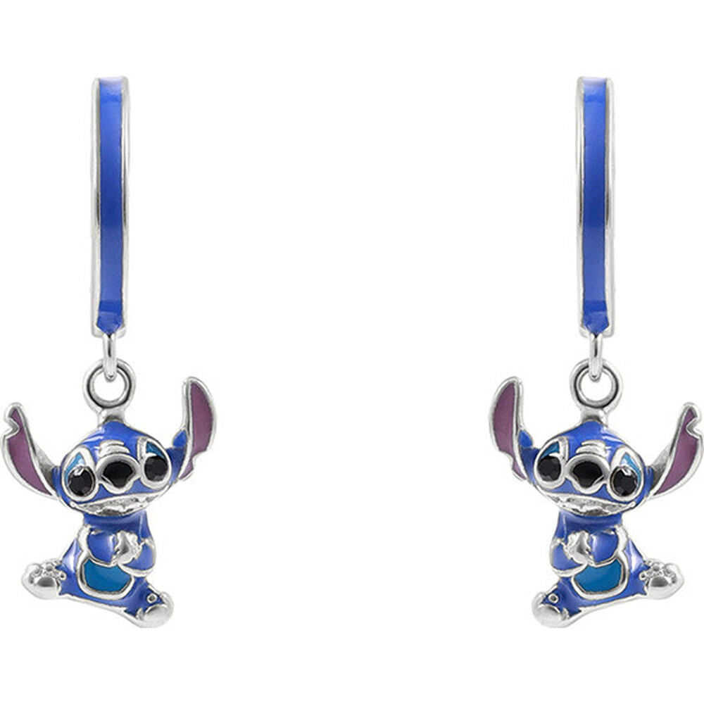 Disney Stitch Charm sterling silver earrings Nerdscape