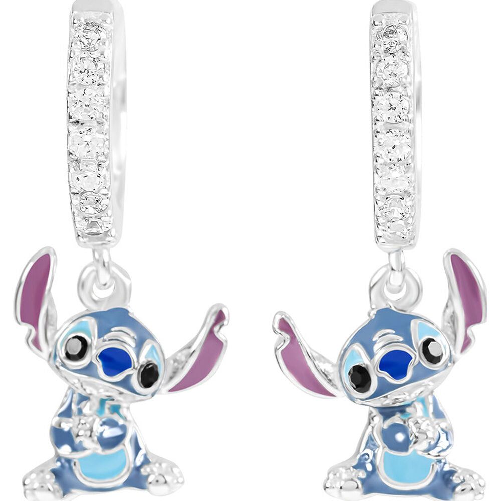 Disney Stitch Charm sterling silver earrings Nerdscape
