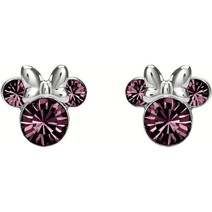 Disney Minnie February sterling silver earrings Nerdscape