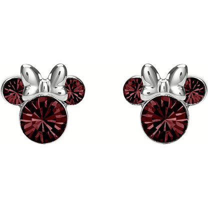 Disney Minnie January sterling silver earrings Nerdscape