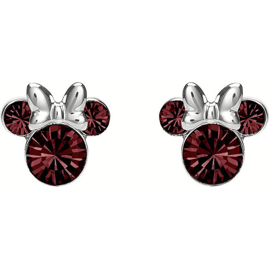Disney Minnie January sterling silver earrings Nerdscape