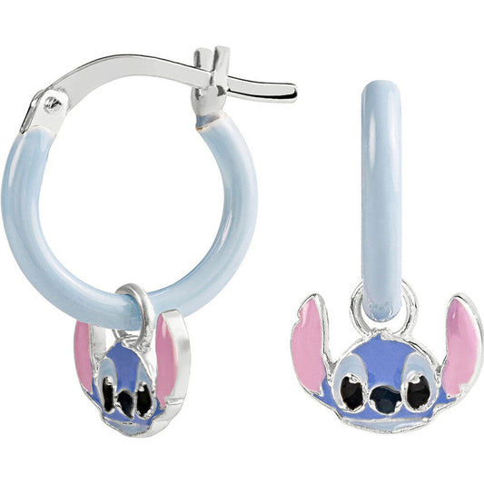 Disney Stitch Charm sterling silver earrings Nerdscape