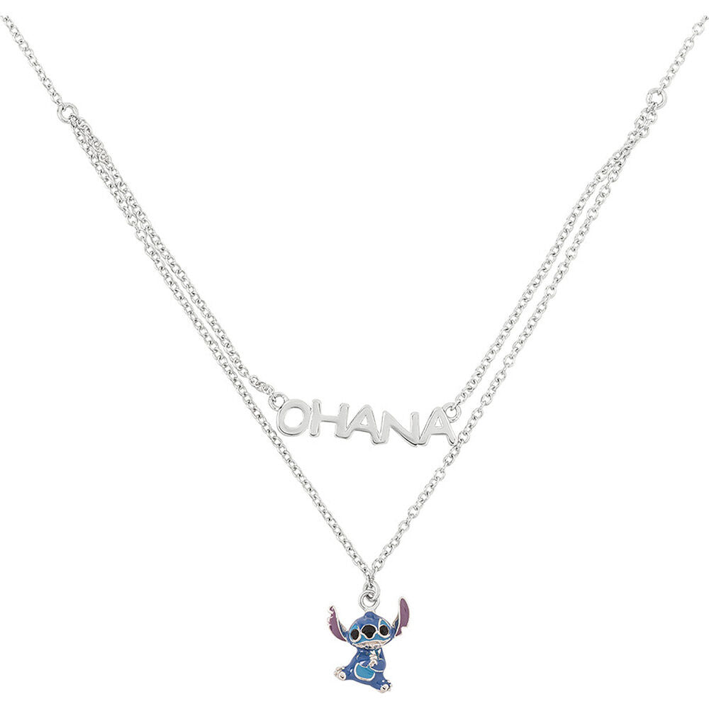 Disney Stitch Ohana sterling silver necklace Nerdscape