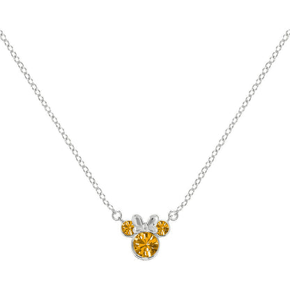 Disney Minnie November sterling silver necklace Nerdscape