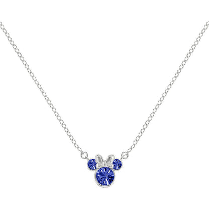 Disney Minnie September sterling silver necklace Nerdscape