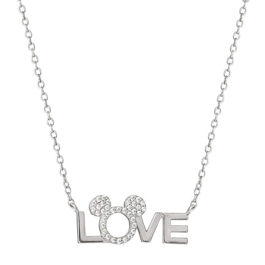 Disney Minnie Love sterling silver necklace Nerdscape