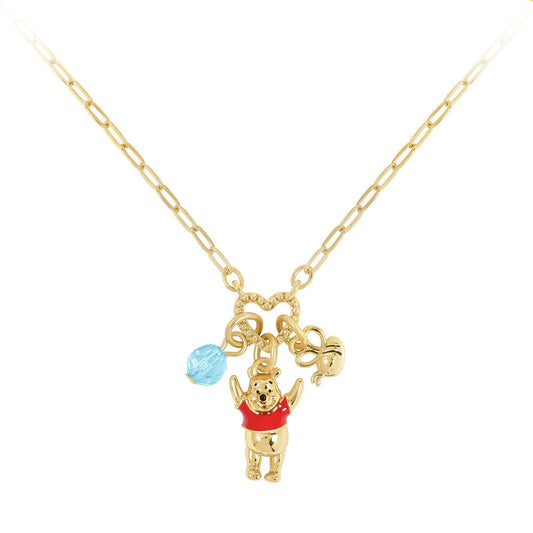Disney Winnie the Pooh Charm with Stones necklace