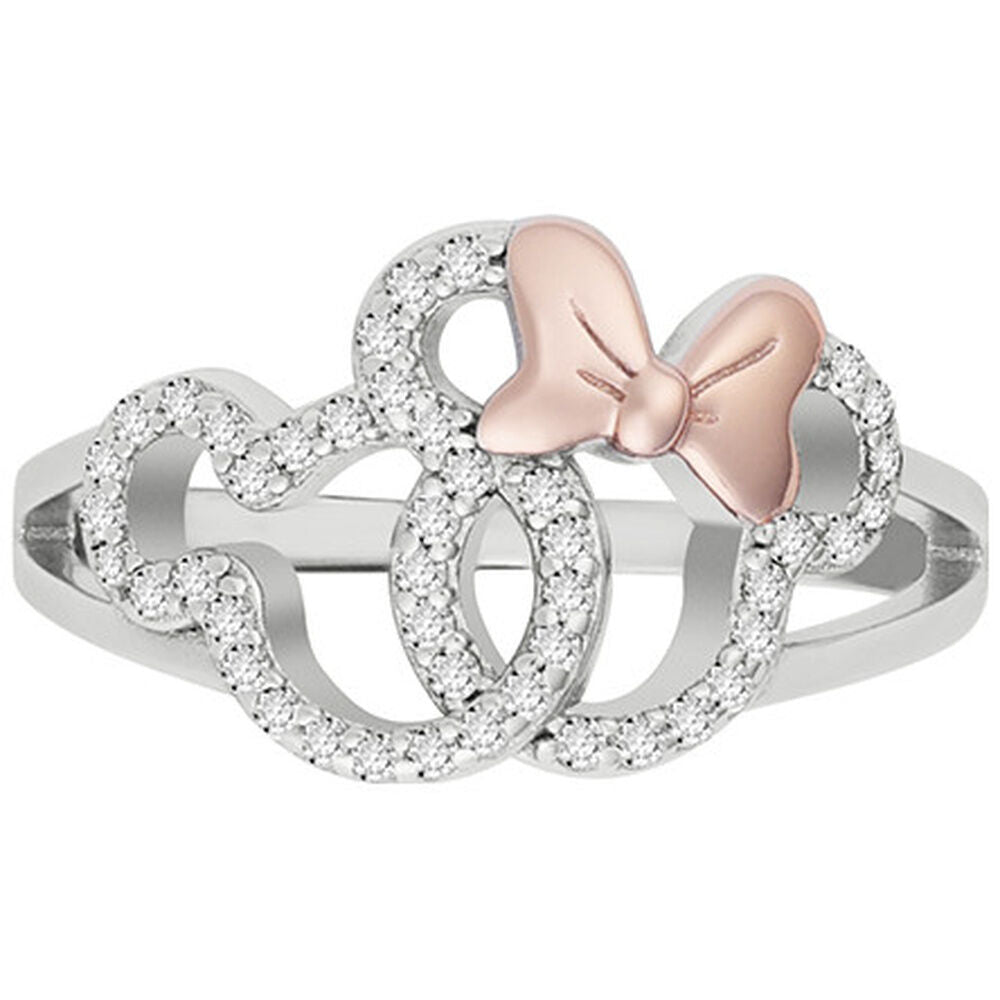 Disney Mickey & Minnie sterling silver ring Nerdscape