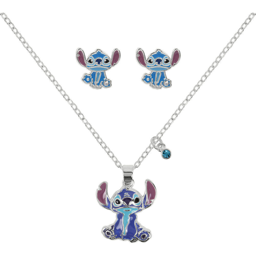 Disney Stitch necklace and earrings set Nerdscape