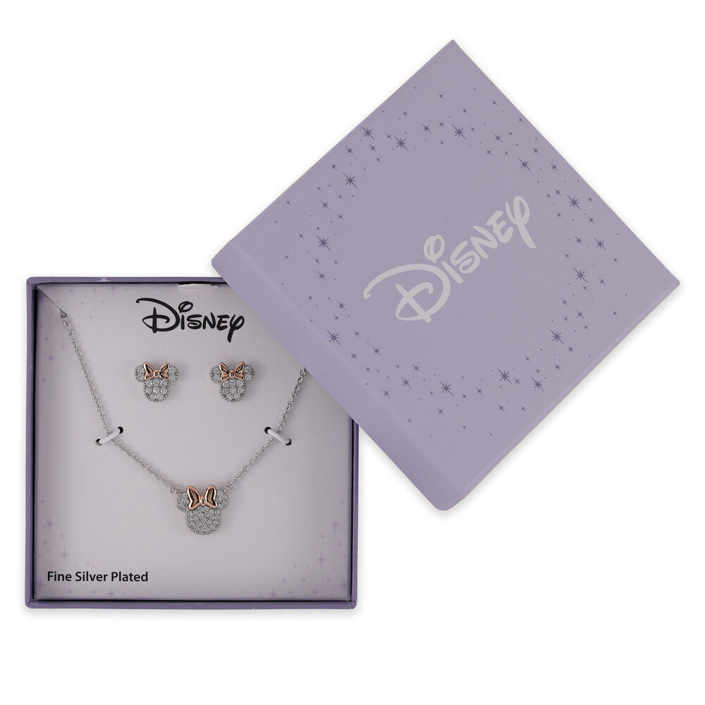 Disney Minnie necklace + earrings set Nerdscape