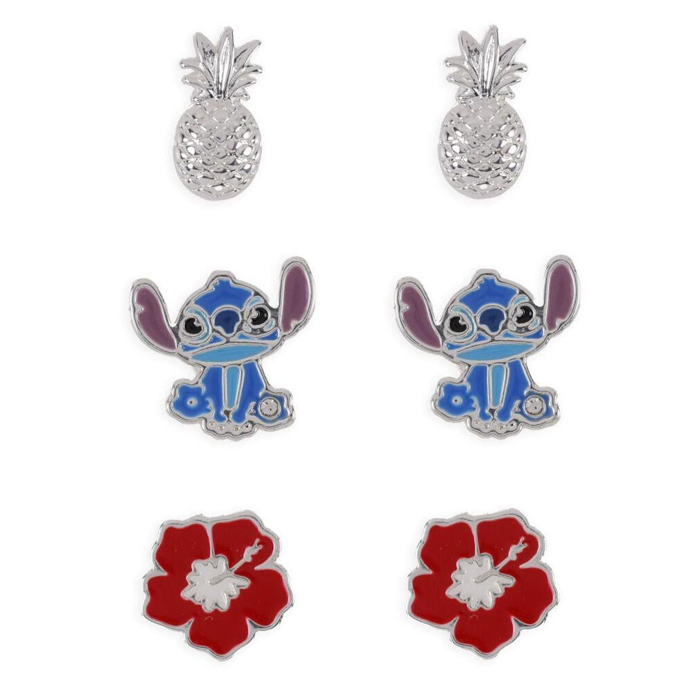 Disney Stitch set 3 earrings Nerdscape
