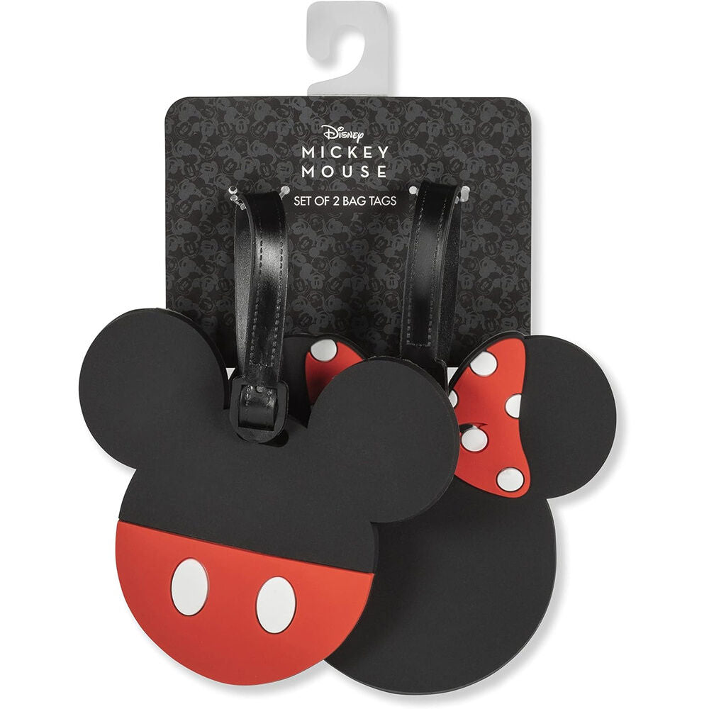 Disney Mickey & Minnie set of 2 luggage labels Nerdscape