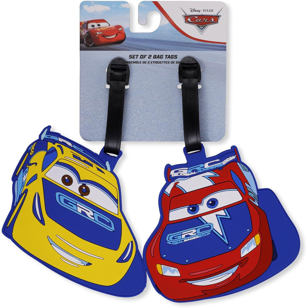 Disney Pixar Cars set of 2 luggage labels Nerdscape
