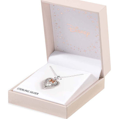 Disney Minnie Heart sterling silver necklace Nerdscape