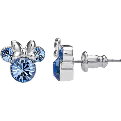 Disney Minnie December sterling silver earrings