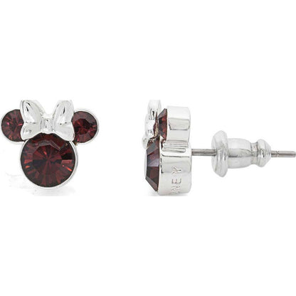 Disney Minnie January sterling silver earrings