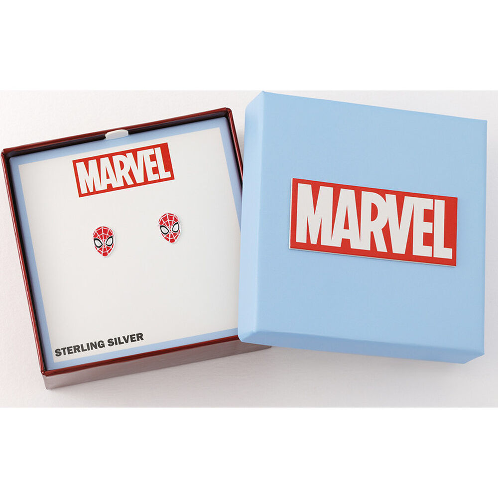 Marvel Spiderman sterling silver earrings Nerdscape
