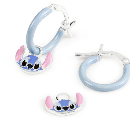 Disney Stitch Charm sterling silver earrings Nerdscape