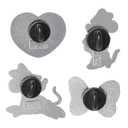 Disney Minnie 4 pin badge set Nerdscape